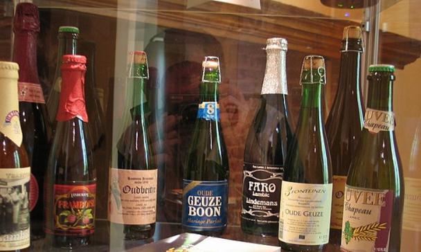 Foto van verschil tussen Lambiek en Geuze Foto van verschil tussen Lambiek en Geuze